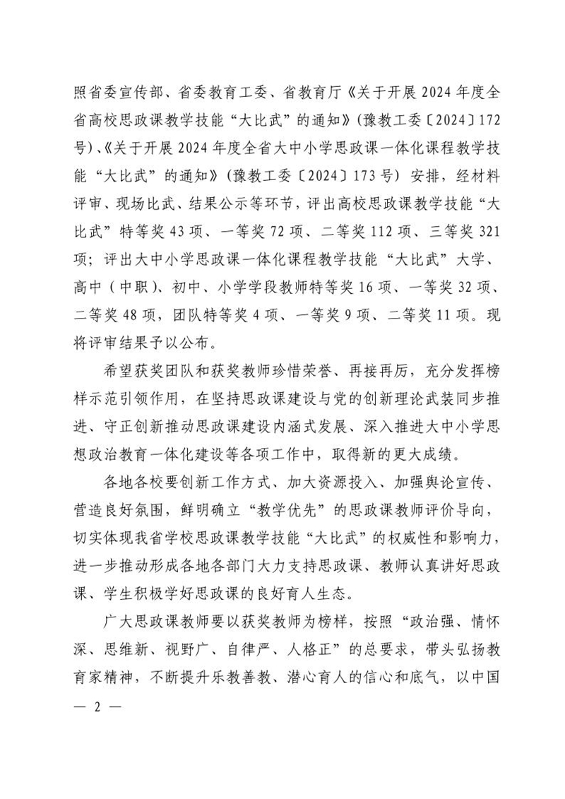 关于公布2024年度全省学校思想政治理论课教学技能“大比武”评审结果的通知2_副本.jpg